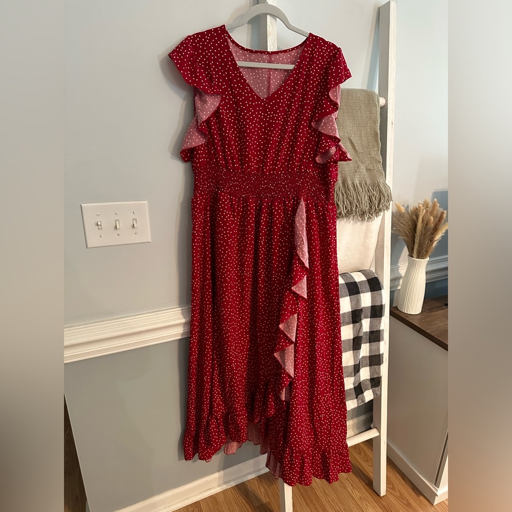 NWOT Red Maxi Dress